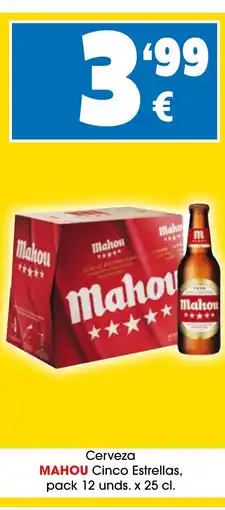 TOP Cash & Carry MAHOU Cerveza Cinco Estrellas oferta