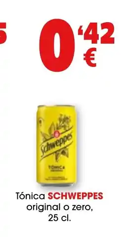 TOP Cash & Carry SCHWEPPES tónica original o zero oferta