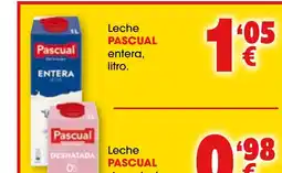 TOP Cash & Carry PASCUAL LEche entera oferta