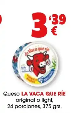 TOP Cash & Carry LA VACA QUE RÍE Queso original o light, 24 porciones oferta