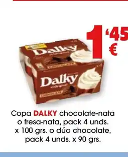 TOP Cash & Carry DALKY copa chocolate-nata o fresa-nata o fresa-nata oferta