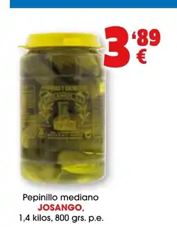 TOP Cash & Carry JOSANGO Pepinillo mediano oferta