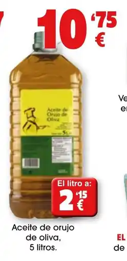TOP Cash & Carry Aceite de orujo de oliva, 5 litros oferta