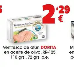 TOP Cash & Carry DORITA Ventresca de atún en aceite de oliva oferta