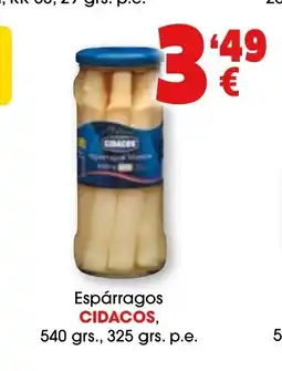 TOP Cash & Carry CIDACOS Espárragos oferta