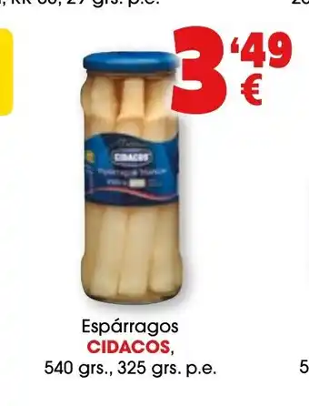 TOP Cash & Carry CIDACOS Espárragos oferta