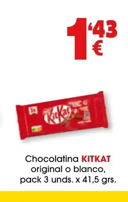 TOP Cash & Carry KITKAT Chocolatina original o blanco oferta