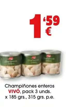 TOP Cash & Carry VIVÓ Champiñones enteros oferta