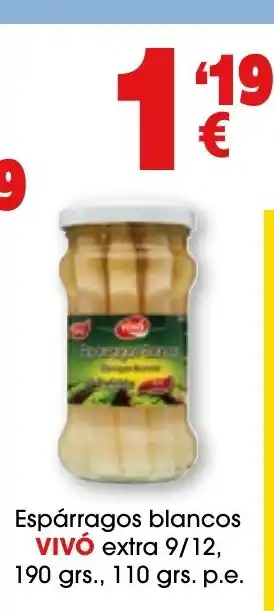 TOP Cash & Carry VIVÓ Espárragos blancos oferta