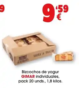 TOP Cash & Carry GIMAR Bizcochos de yogur individuales oferta