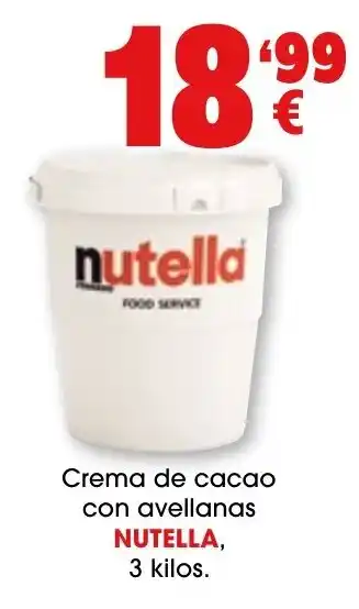 TOP Cash & Carry NUTELLA Crema de cacao con avellanas oferta