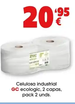 TOP Cash & Carry GC Celulosa industrial ecologic, 2 capas, pack 2 unds. oferta