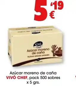 TOP Cash & Carry VIVÓ CHEF Azúcar moreno de caña oferta