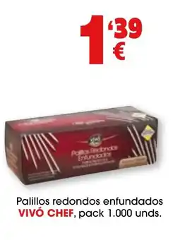 TOP Cash & Carry VIVÓ CHEF Palillos redondos enfundados oferta