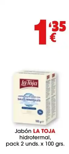 TOP Cash & Carry LA TOJA Jabón hidrotermal, oferta