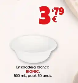 TOP Cash & Carry BIONIC Ensaladera blanca oferta