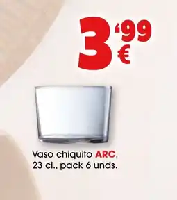 TOP Cash & Carry ARC Vaso chiquito oferta