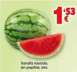TOP Cash & Carry Sandía rayada, sin pepitas oferta