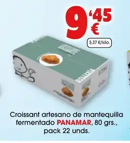 TOP Cash & Carry PANAMAR Croissant artesano de mantequilla fermentad oferta