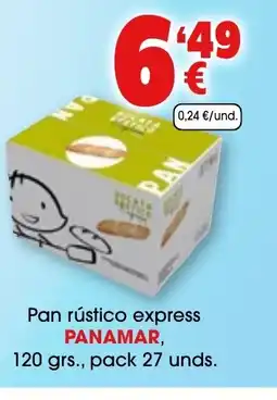 TOP Cash & Carry PANAMAR Pan rústico express oferta