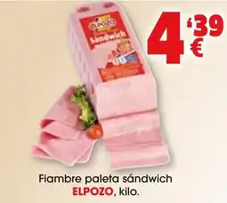 TOP Cash & Carry ELPOZO Fiambre paleta sándwich oferta