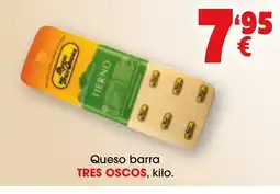 TOP Cash & Carry TRES OSCOS Queso barra oferta