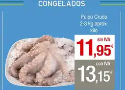mycash profesional Pulpo Crudo oferta