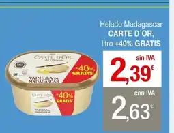mycash profesional CARTE D'OR Helado Madagascar oferta