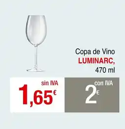 mycash profesional LUMINARC Copa de Vino oferta