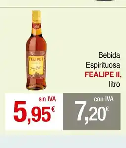 mycash profesional FELIPEII Bebida Espirituosa oferta