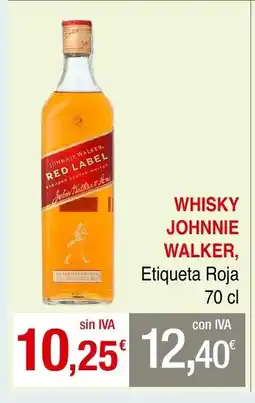 mycash profesional WHISKY JOHNNIE WALKER, Etiqueta Roja oferta