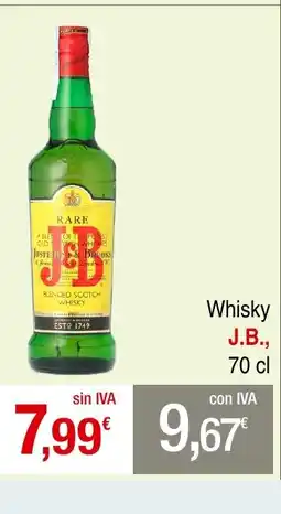 mycash profesional J.B Whisky oferta