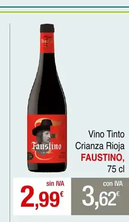 mycash profesional FAUSTINO Vino Tinto Crianza Rioja oferta