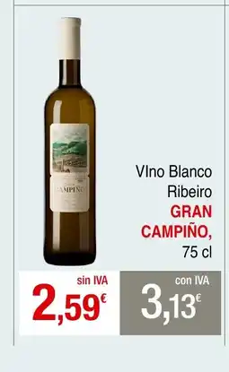 mycash profesional GRAN CAMPIÑO Vino Blanco Ribeiro oferta
