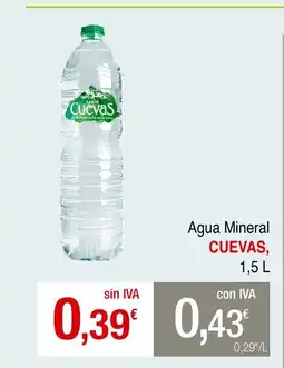 mycash profesional CUEVAS Agua Mineral oferta