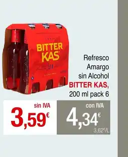 mycash profesional BITTER KAS Refresco Amargo sin Alcohol oferta