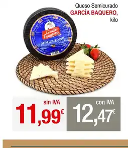 mycash profesional GARCÍA BAQUERO Queso Semicurado oferta
