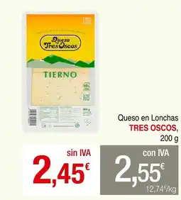 mycash profesional TRES OSCOS Queso en Lonchas oferta