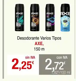 mycash profesional AXE Desodorante Varios Tipos oferta