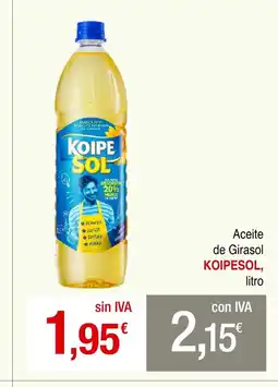 mycash profesional KOIPESOL Aceite de Girasol oferta