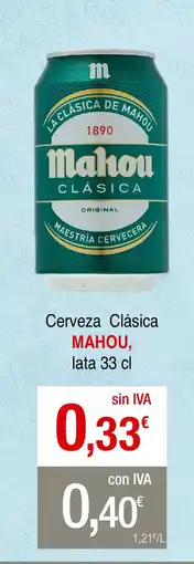 mycash profesional MAHOU Cerveza Clásica oferta