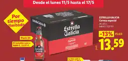 Lidl ESTRELLA GALICIA Cerveza especial oferta