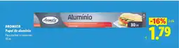 Lidl AROMATA Papel de aluminio oferta