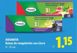 Lidl AROMATA Bolsas de congelación con cierre oferta