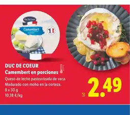 Lidl DUC DE COEUR Camembert en porciones oferta
