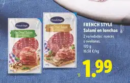 Lidl FRENCH STYLE Salami en lonchas oferta