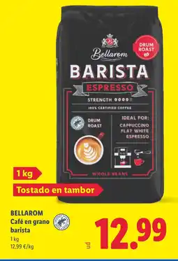 Lidl BELLAROM Café en grano barista oferta