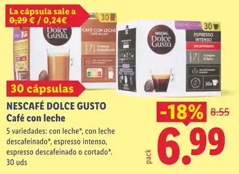 NESCAFÉ DOLCE GUSTO Café con leche