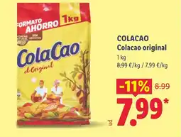 Lidl COLACAO Colacao original oferta