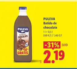 Lidl PULEVA Batido de chocolate oferta